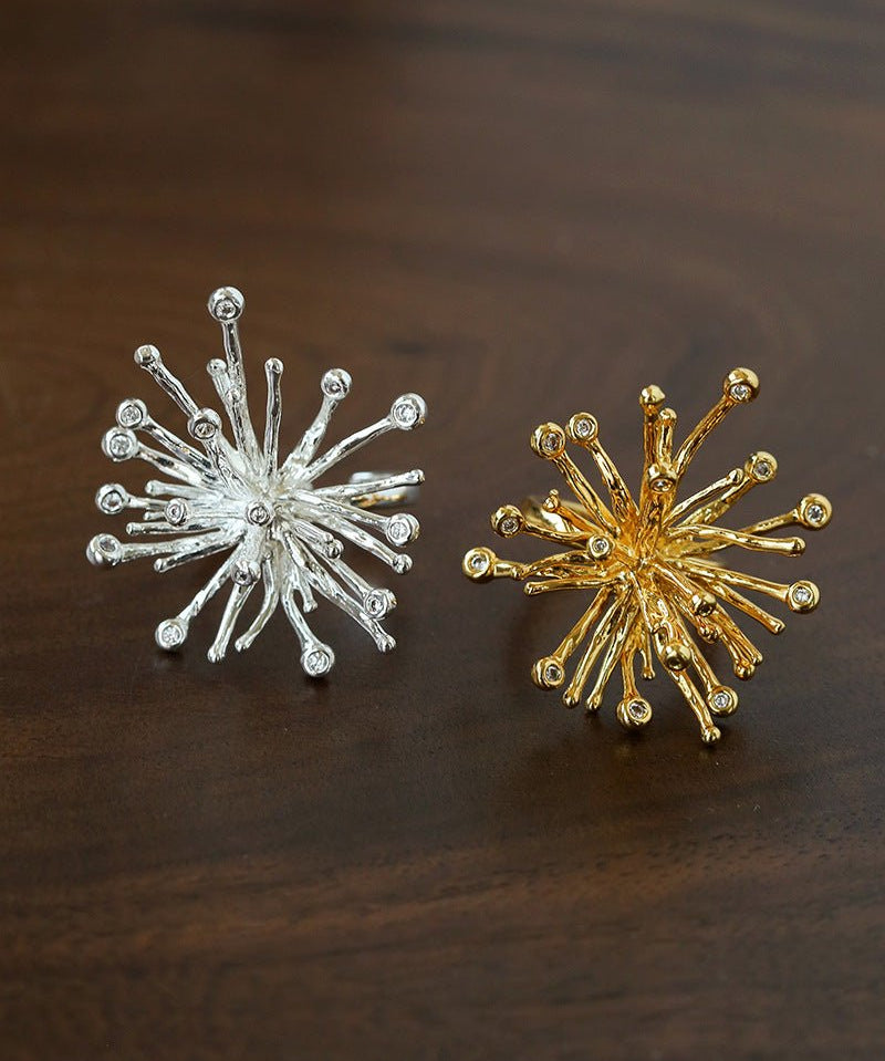 Celestial Firework Burst Open Ring - floysun