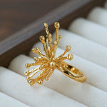 Celestial Firework Burst Open Ring - floysun