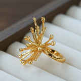 Celestial Firework Burst Open Ring - floysun