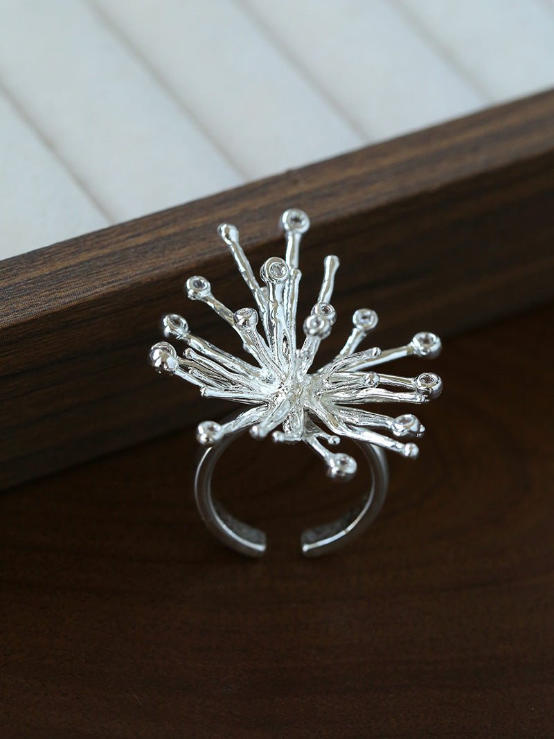 Celestial Firework Burst Open Ring - floysun