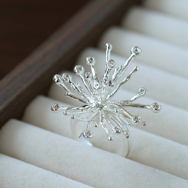 Celestial Firework Burst Open Ring - floysun