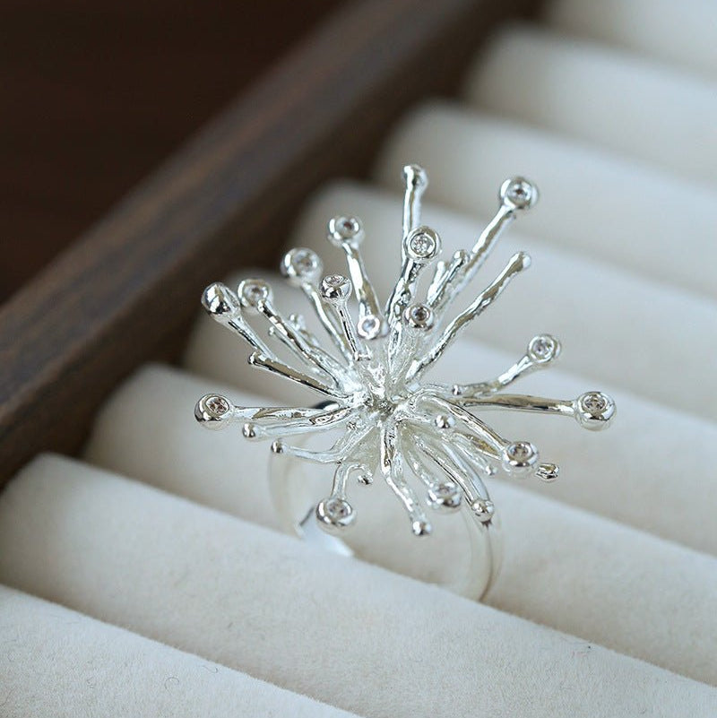 Celestial Firework Burst Open Ring - floysun