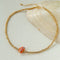 Ceramic Fish Lava Texture Gold Collarbone Necklace - floysun