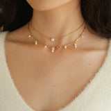 Chain Freshwater Pearl Necklace Type E - floysun