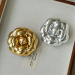 Chanel - Inspired Camellia Two - Way Brooch & Hair Clip - floysun