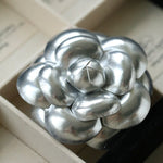 Chanel - Inspired Camellia Two - Way Brooch & Hair Clip - floysun