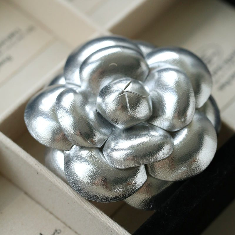 Chanel - Inspired Camellia Two - Way Brooch & Hair Clip - floysun