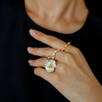 Chinese - Style 925 Silver Camellia Flower Open Ring - floysun