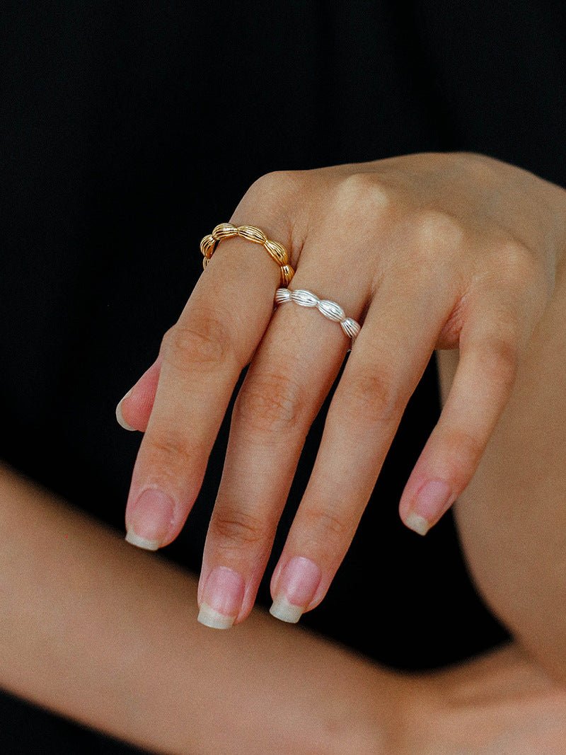 Chinese - Style 925 Silver Camellia Flower Open Ring - floysun