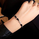 Chinese - Style Agate Gourd Bracelet – Red Agate / Black Agate - floysun