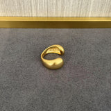 Chunky Bean Ear Cuff & Pinky Ring 2 - in - 1 - floysun