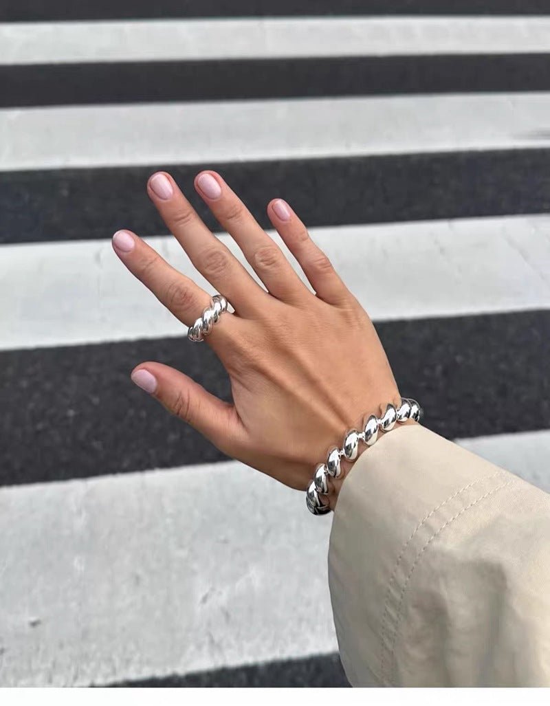 Chunky Solid Twist Band Ring - floysun