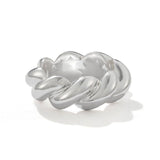 Chunky Solid Twist Band Ring - floysun