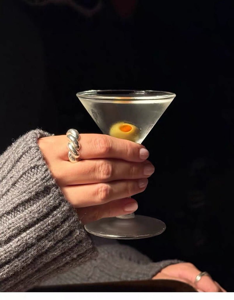 Chunky Solid Twist Band Ring - floysun