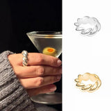 Chunky Solid Twist Band Ring - floysun