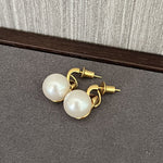 Classic 925 Sterling Silver Drop Earrings – Pearl / Red Onyx / Black Onyx - floysun