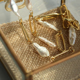 Classic Full Diamond Baroque Chain Necklace - floysun