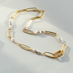 Classic Full Diamond Baroque Chain Necklace - floysun