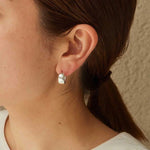 Classic High-Polish Sterling Silver Huggie Hoop Earrings - floysun
