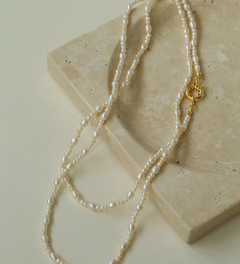 Classic Mixed Freshwater Pearl Long Style Necklace - floysun