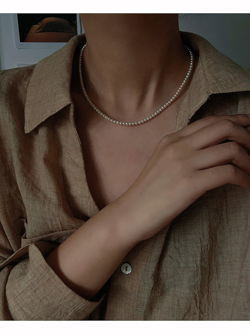 Classic Natural Freshwater Pearl Necklace - floysun