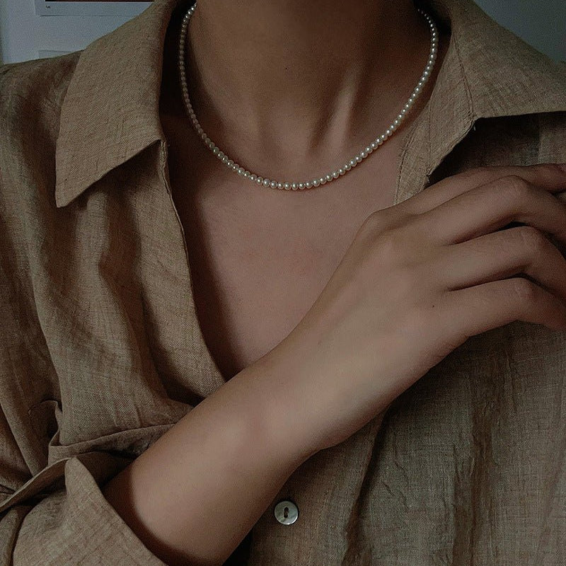 Classic Natural Freshwater Pearl Necklace - floysun