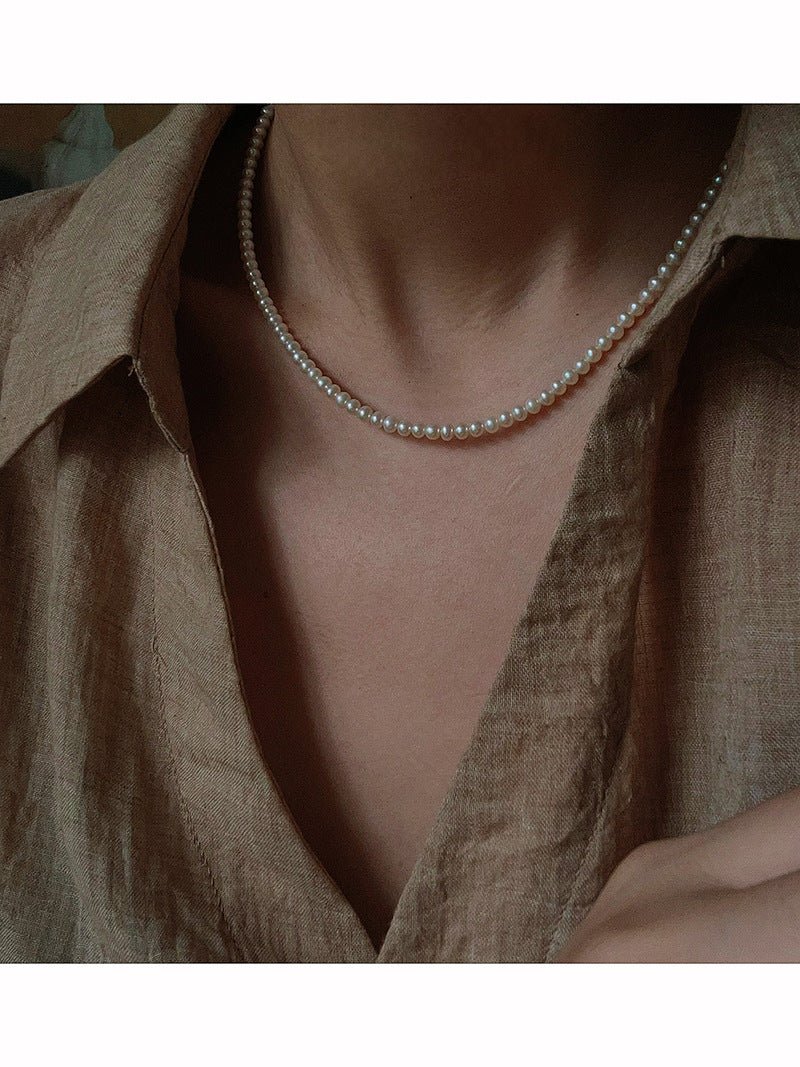 Classic Natural Freshwater Pearl Necklace - floysun