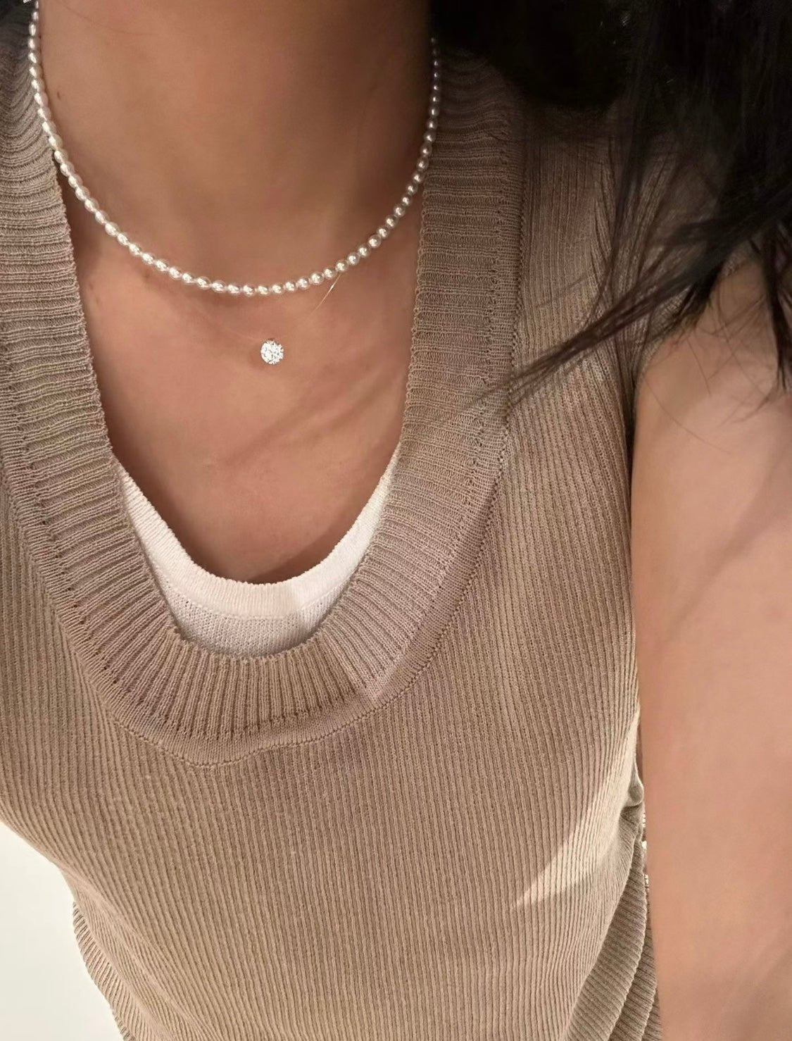 Classic Natural Freshwater Pearl Necklace - floysun