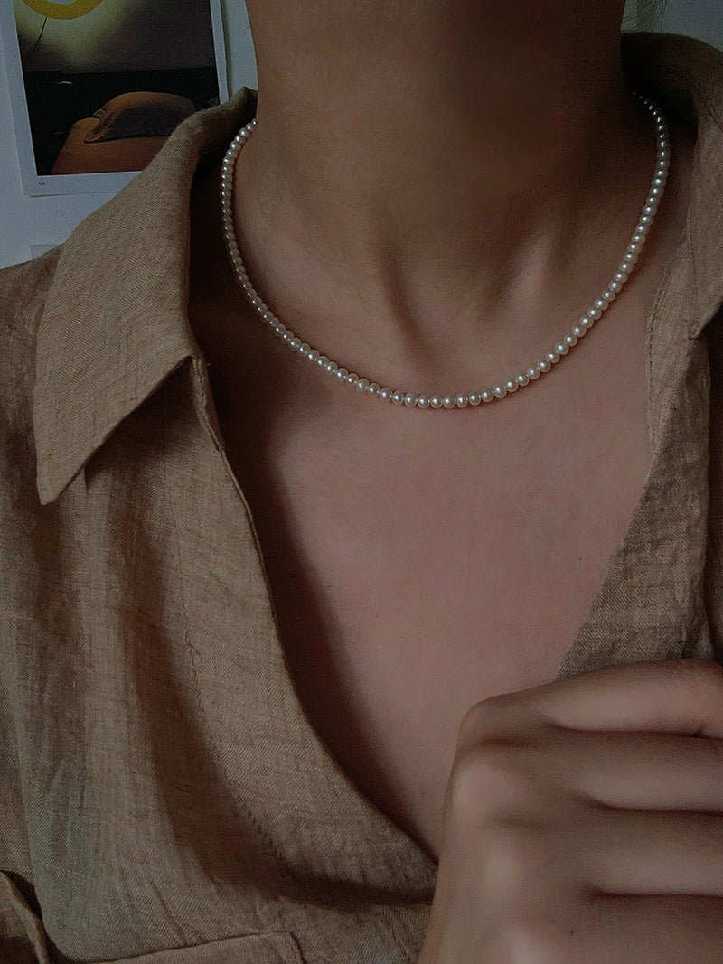 Classic Natural Freshwater Pearl Necklace - floysun