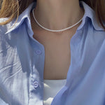 Classic Natural Freshwater Pearl Necklace - floysun