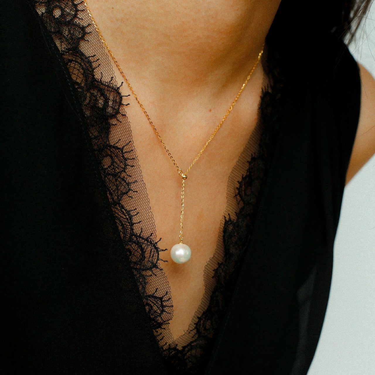 Classic Pearl Y - Shape Adjustable Chain - floysun