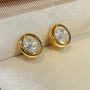 Classic Solitaire Four - Prong Stud Earrings - floysun