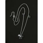 Clear Bubble Glass Cluster Long Necklace - floysun