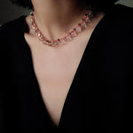 Clear Quartz Star Braided Necklace - floysun