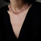 Clear Quartz Star Braided Necklace - floysun