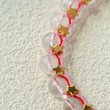Clear Quartz Star Braided Necklace - floysun
