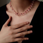 Clear Quartz Star Braided Necklace - floysun