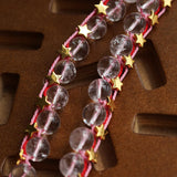 Clear Quartz Star Braided Necklace - floysun