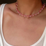 Clear Quartz Star Braided Necklace - floysun