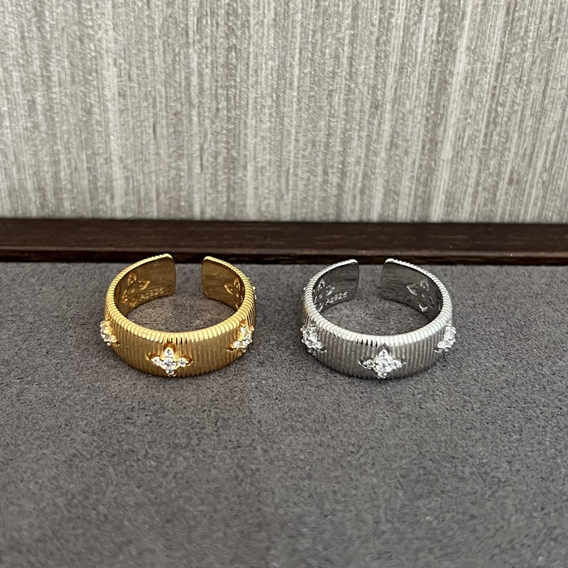 Clover Dreams Openwork Ring - floysun