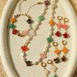 Clover Gemstone Adjustable Bracelet - floysun