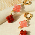 Clover Gemstone Drop Earrings - floysun