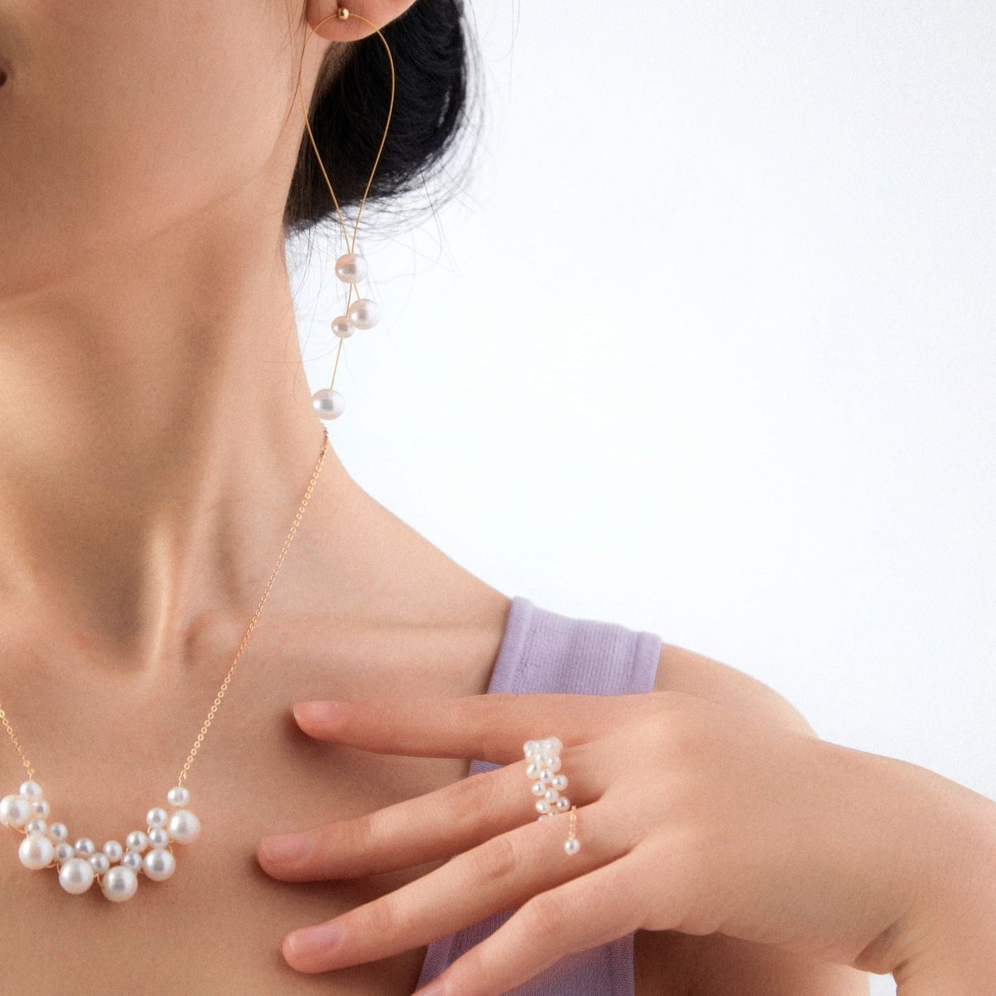 COCOKIM Adorn Series Pearl Cloud Necklace - floysun