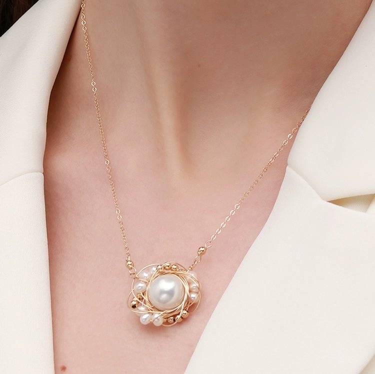COCOKIM Classic Filigree Series Edge Bead Wrap Necklace - floysun
