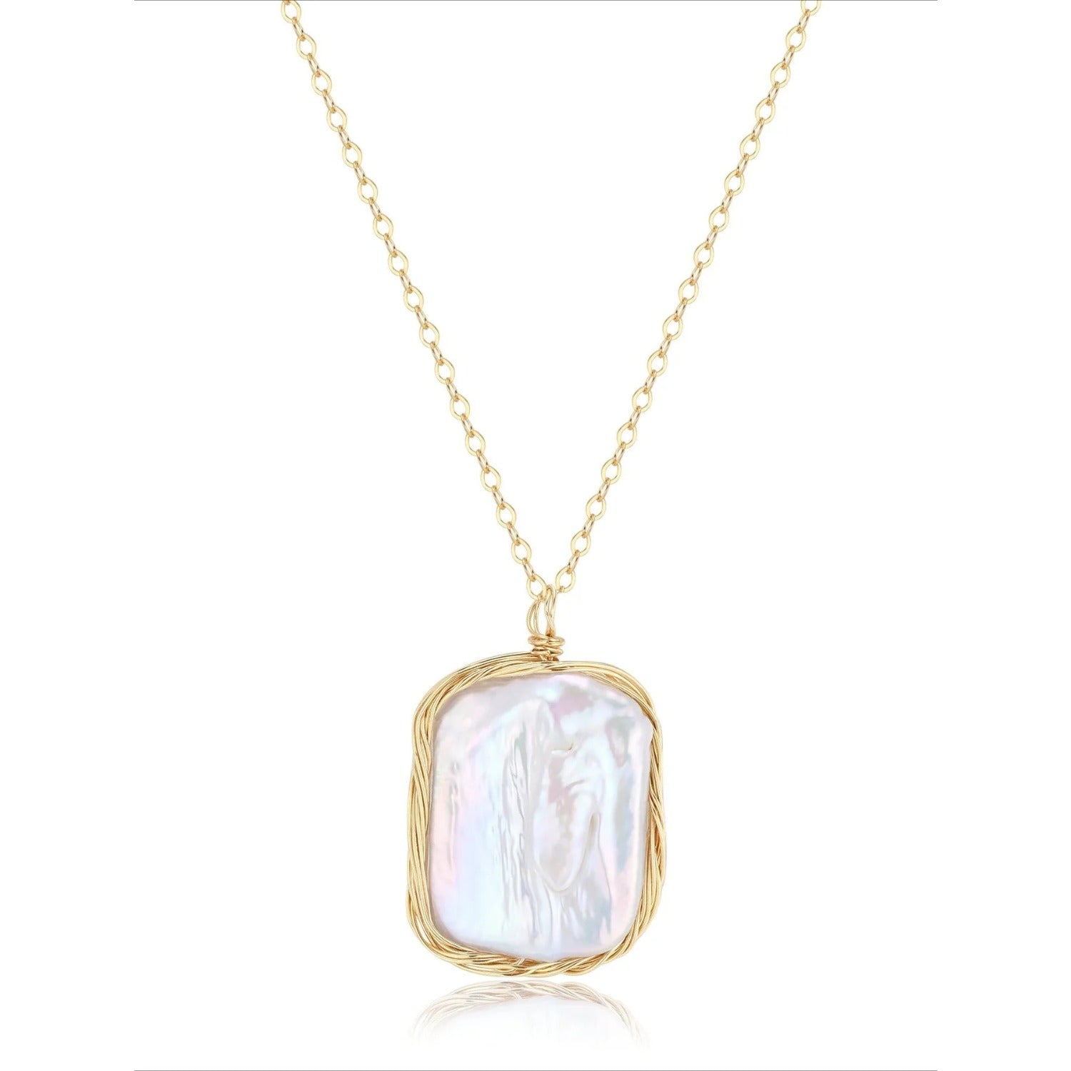 COCOKIM Classic Filigree Series Twisted Sugar Cube Necklace - floysun