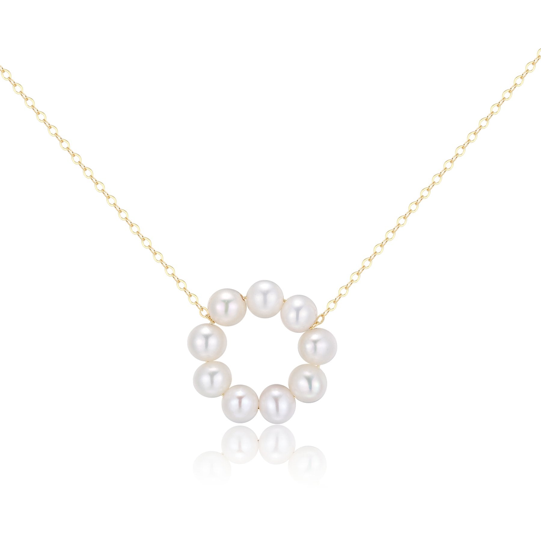 COCOKIM Embellished Series Circular Pendant Necklace - floysun