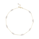 COCOKIM Embellished Series Double Bead Choker Necklace - floysun