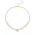COCOKIM Embellished Series Double Layered Pendant Mix Necklace - floysun