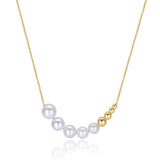COCOKIM Embellished Series Gold Gradient Beaded Necklace - floysun