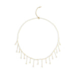 COCOKIM Embellished Series Half Circle Raindrop Choker Necklace - floysun